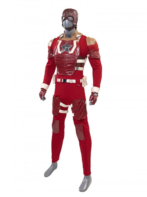 Thunderbolts Halloween Cosplay Red Guardian Costume Set Without Shoes And Props