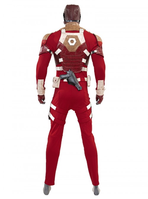 Thunderbolts Halloween Cosplay Red Guardian Costume Set Without Shoes And Props