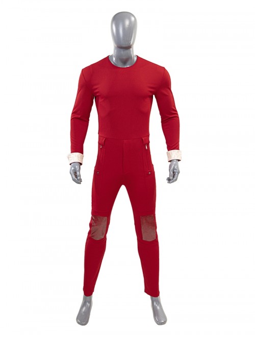 Thunderbolts Halloween Cosplay Red Guardian Costume Set Without Shoes And Props