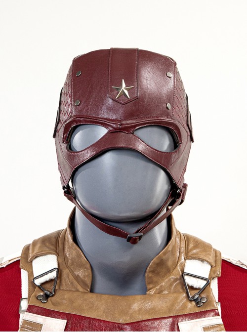 Thunderbolts Halloween Cosplay Red Guardian Costume Set Without Shoes And Props
