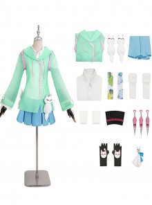 Game Overwatch Halloween Cosplay Kiriko Rainy Stroll Costume Set Without Shoes