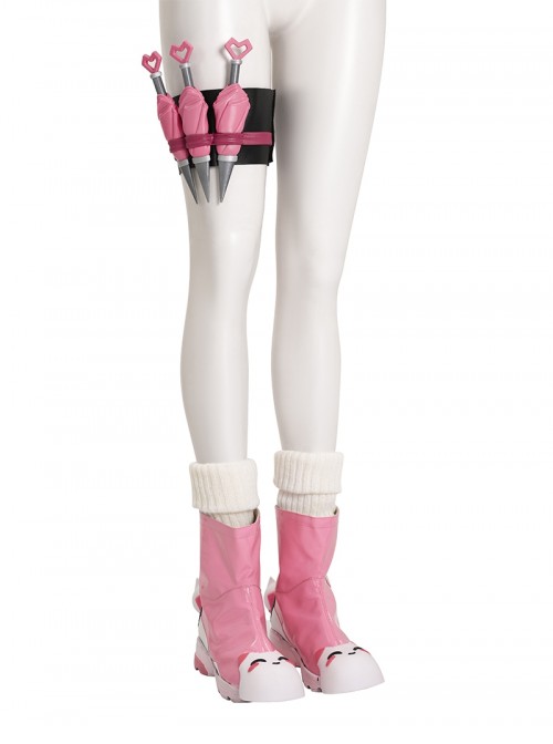 Game Overwatch Halloween Cosplay Kiriko Rainy Stroll Costume Set Without Shoes
