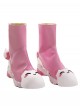 Game Overwatch Halloween Cosplay Kiriko Rainy Stroll Accessories Pink Shoes