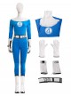 Movie The Fantastic Four First Steps Halloween Cosplay Invisible Woman Bodysuit Costume Set Without Shoes