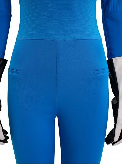 Movie The Fantastic Four First Steps Halloween Cosplay Invisible Woman Bodysuit Costume Set Without Shoes