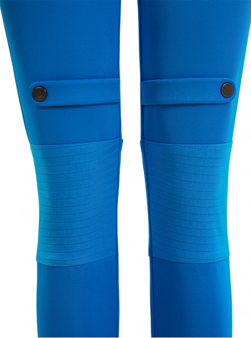 Movie The Fantastic Four First Steps Halloween Cosplay Invisible Woman Bodysuit Costume Set Without Shoes