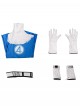Movie The Fantastic Four First Steps Halloween Cosplay Invisible Woman Bodysuit Costume Set Without Shoes