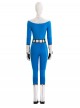 Movie The Fantastic Four First Steps Halloween Cosplay Invisible Woman Bodysuit Costume Set Without Shoes