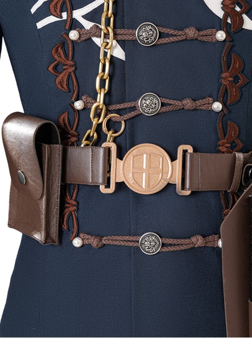 Game Identity V Halloween Cosplay Conan Doyle Collaboration Jose Baden First Officer Inspector Lestrade Costume Full Set