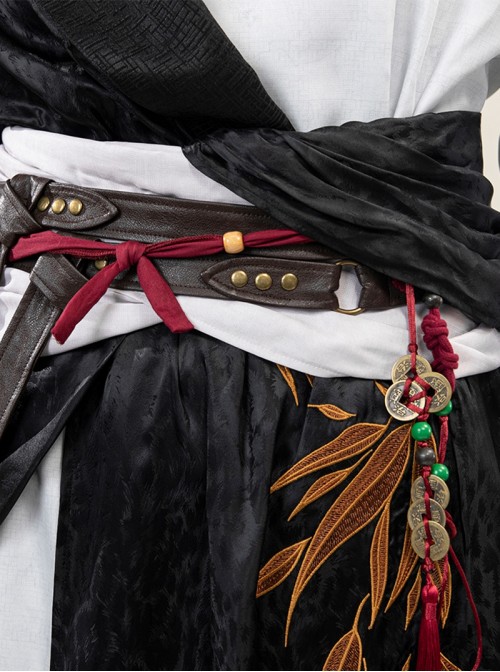 Game Where Winds Meet Halloween Cosplay Young Master Costume Set Without Shoes