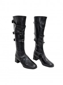Movie Thunderbolts Halloween Cosplay John Morley Ghost Accessories Black Boots