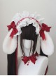 Original Versatile Soft Girl Sweet Lolita Cute Plush Droopy Rabbit Ears Ruffle Bow Ribbon Hairband
