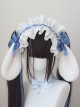 Original Versatile Soft Girl Sweet Lolita Cute Plush Droopy Rabbit Ears Ruffle Bow Ribbon Hairband