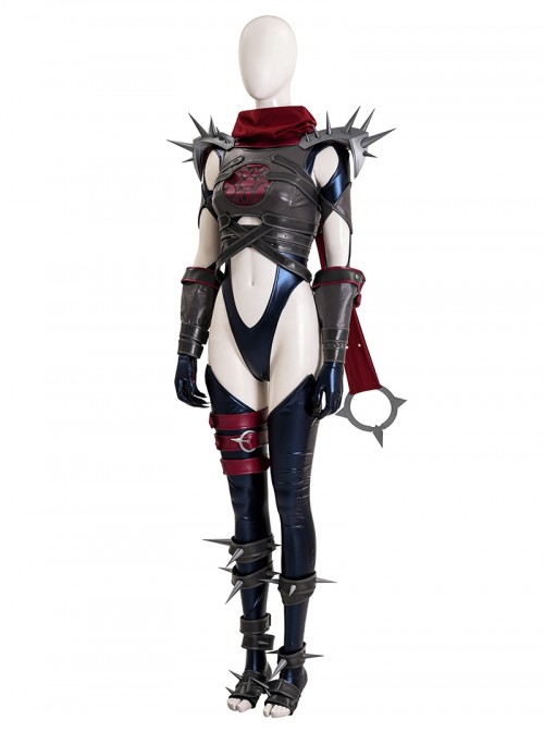 Game Marvel Rivals Halloween Cosplay Invisible Woman Mistress of Hate Costume Set