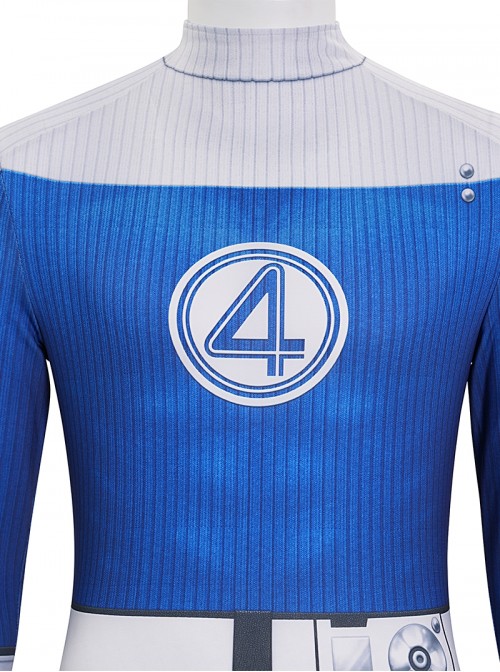 Movie The Fantastic Four First Steps Halloween Cosplay Human Torch Bodysuit Costume Set