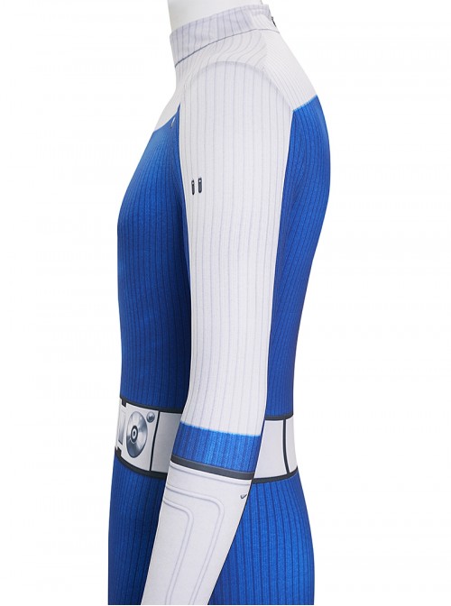 Movie The Fantastic Four First Steps Halloween Cosplay Human Torch Bodysuit Costume Set