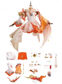 Game Honor Of Kings Halloween Cosplay Xi Shi Lovesickness Valentine Day Limited Skin Costume Set