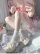 Tea Party Series Sweet Lolita Bowknot Round Toe Chunky Heel Platform High Heel Shoes