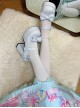 Tea Party Series Sweet Lolita Bowknot Round Toe Chunky Heel Platform High Heel Shoes