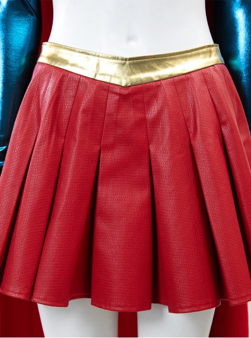 Movie Supergirl Woman Of Tomorrow Halloween Cosplay Supergirl Trailer Version Costume Set Without Shoes