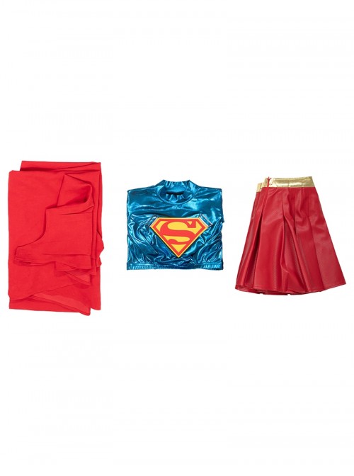 Movie Supergirl Woman Of Tomorrow Halloween Cosplay Supergirl Trailer Version Costume Set Without Shoes