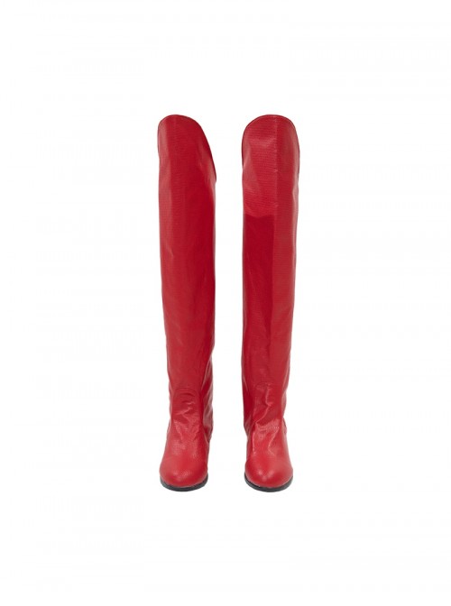 Movie Supergirl Woman Of Tomorrow Halloween Cosplay Supergirl Trailer Version Accessories Red High Heels Boots