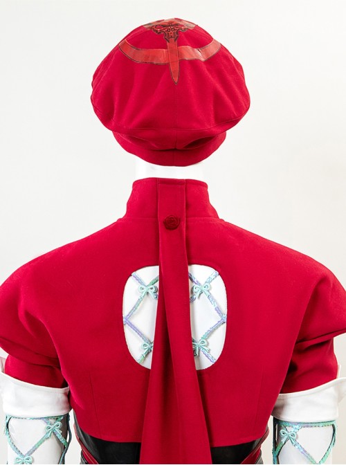 Game Marvel Rivals Halloween Cosplay Little Red Riding Hood Psylocke Costume Set Without Shoes