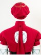 Game Marvel Rivals Halloween Cosplay Little Red Riding Hood Psylocke Costume Set Without Shoes