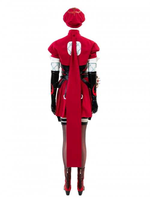 Game Marvel Rivals Halloween Cosplay Little Red Riding Hood Psylocke Costume Set Without Shoes