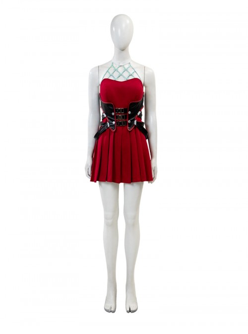 Game Marvel Rivals Halloween Cosplay Little Red Riding Hood Psylocke Costume Set Without Shoes