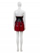 Game Marvel Rivals Halloween Cosplay Little Red Riding Hood Psylocke Costume Set Without Shoes