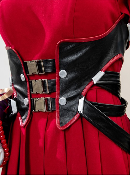 Game Marvel Rivals Halloween Cosplay Little Red Riding Hood Psylocke Costume Set Without Shoes