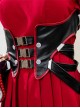 Game Marvel Rivals Halloween Cosplay Little Red Riding Hood Psylocke Costume Set Without Shoes