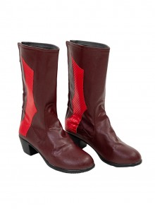 Game Marvel Rivals Halloween Cosplay Little Red Riding Hood Psylocke Accessories Red High Heel Boots