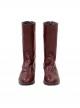 Game Marvel Rivals Halloween Cosplay Little Red Riding Hood Psylocke Accessories Red High Heel Boots