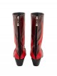 Game Marvel Rivals Halloween Cosplay Little Red Riding Hood Psylocke Accessories Red High Heel Boots
