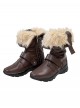 Game Marvel Rivals Halloween Cosplay Squirrel Girl Accessories Brown Plush Shoes