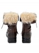 Game Marvel Rivals Halloween Cosplay Squirrel Girl Accessories Brown Plush Shoes