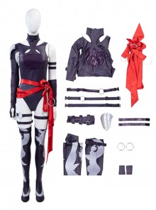 Game Marvel Rivals Halloween Cosplay Psylocke Revenge Costume Set Without Shoes