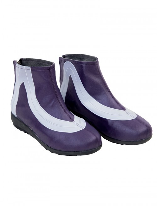 Game Marvel Rivals Halloween Cosplay Psylocke Revenge Accessories Purple Wedge Heel Shoes