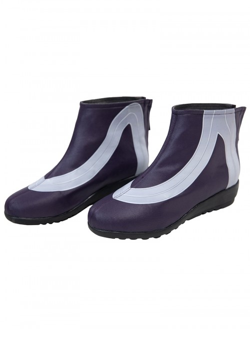 Game Marvel Rivals Halloween Cosplay Psylocke Revenge Accessories Purple Wedge Heel Shoes