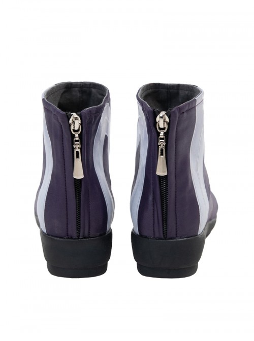 Game Marvel Rivals Halloween Cosplay Psylocke Revenge Accessories Purple Wedge Heel Shoes