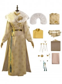 Game Where Winds Meet Halloween Cosplay Dongque Prince Wen Wuque Costume Set