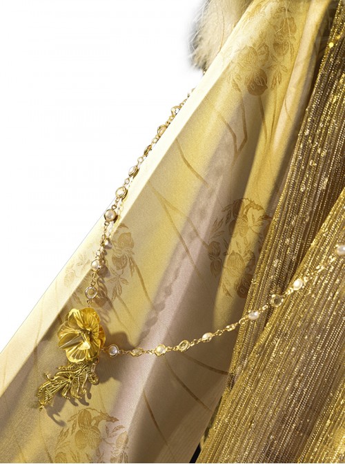 Game Where Winds Meet Halloween Cosplay Dongque Prince Wen Wuque Costume Set