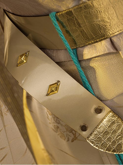 Game Where Winds Meet Halloween Cosplay Dongque Prince Wen Wuque Costume Set