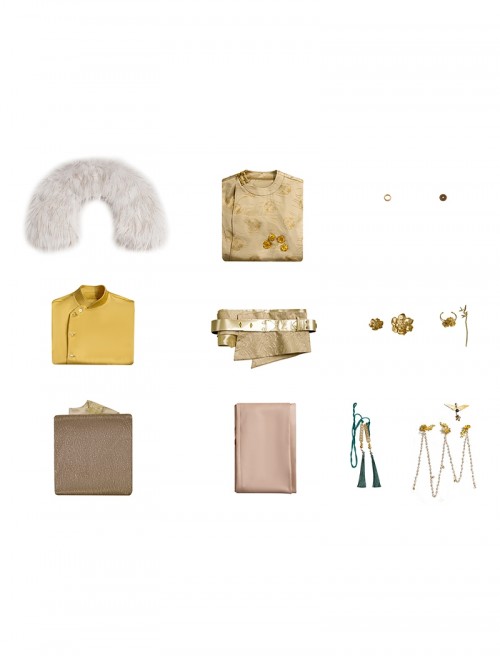 Game Where Winds Meet Halloween Cosplay Dongque Prince Wen Wuque Costume Set