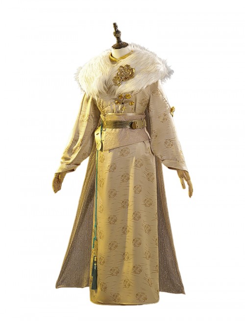 Game Where Winds Meet Halloween Cosplay Dongque Prince Wen Wuque Costume Set