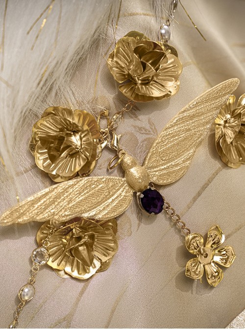 Game Where Winds Meet Halloween Cosplay Dongque Prince Wen Wuque Costume Set