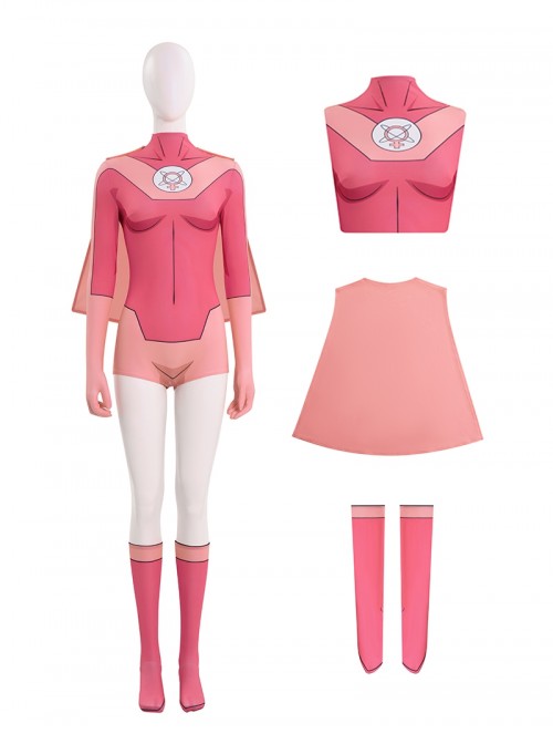 Invincible Season 3 Halloween Cosplay Atom Eve Bodysuit Costume Set