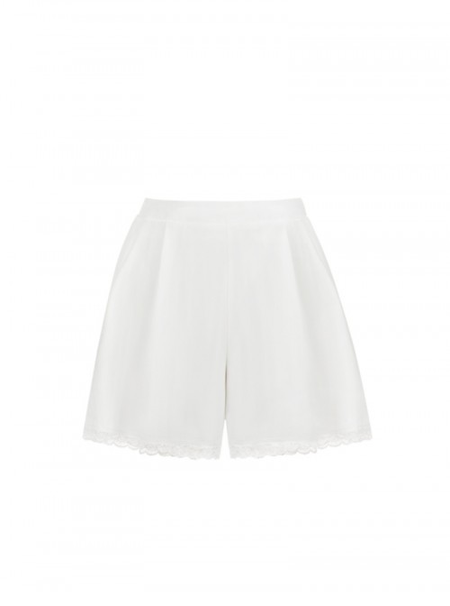 Doki Series Lolita Kawaii Fashion Japanese Jirai Onna Lace Pocket daily versatile Shorts